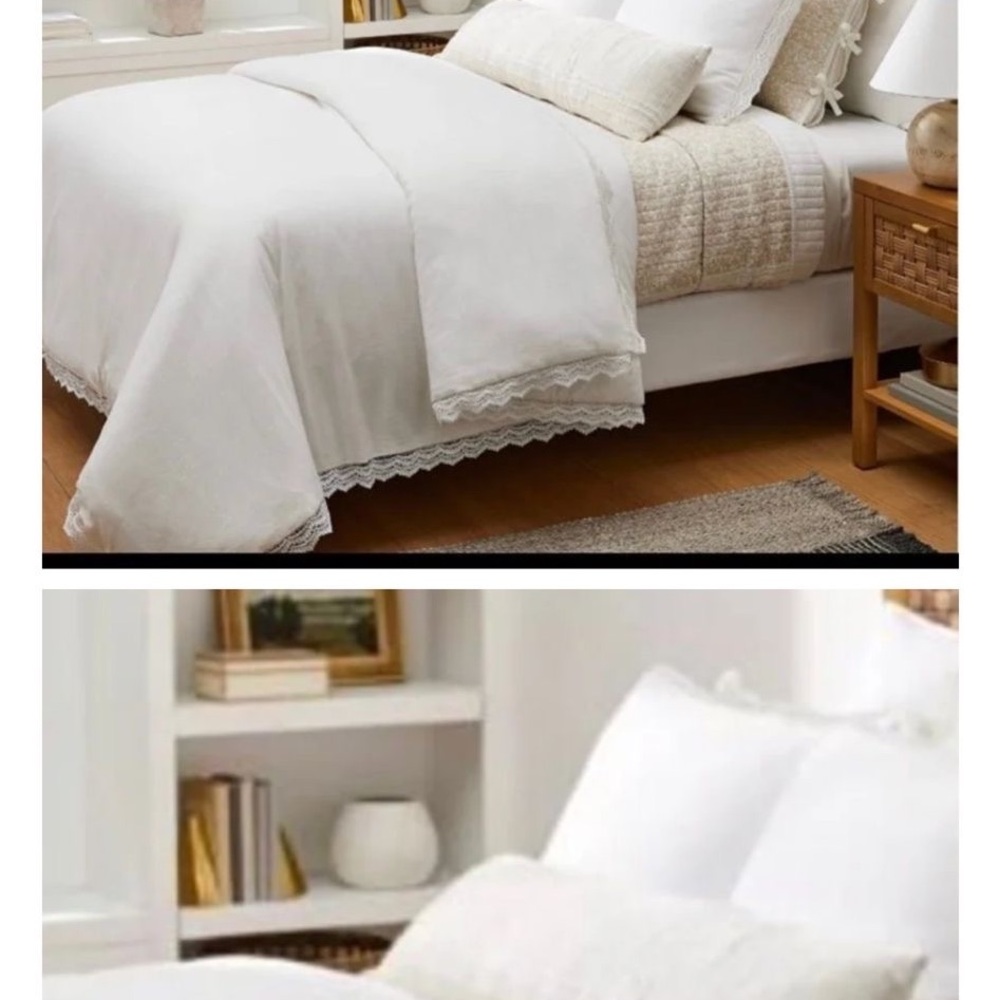 Threshold Studio Mcgee Lace Border Duvet set